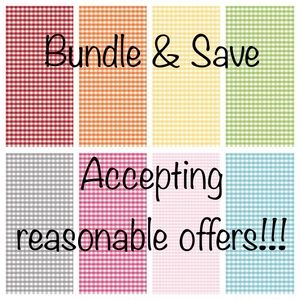 Accepting most offers! Bundle your likes and $ave